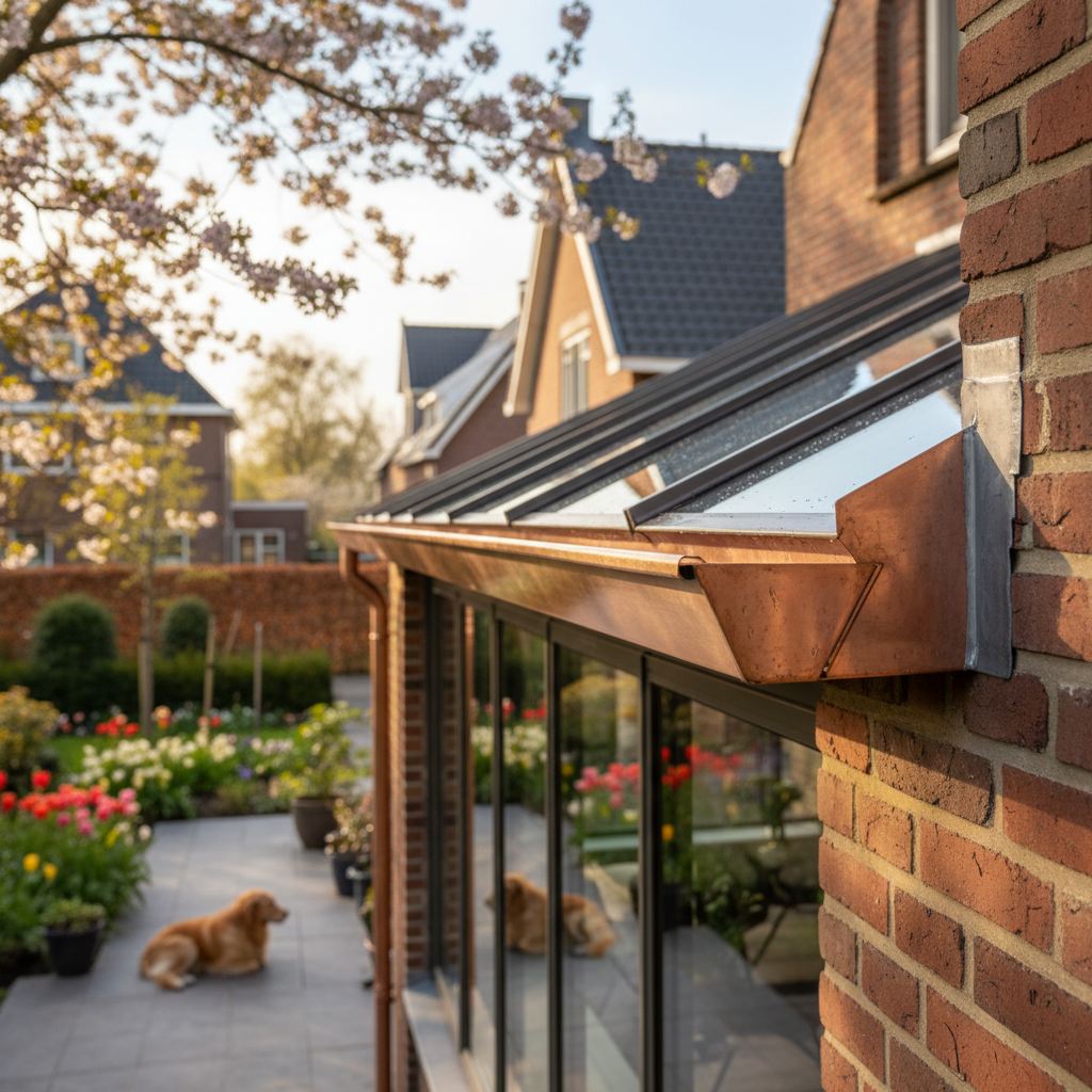Dakvernieuwingen in beeld - Goot- en flashing-detail