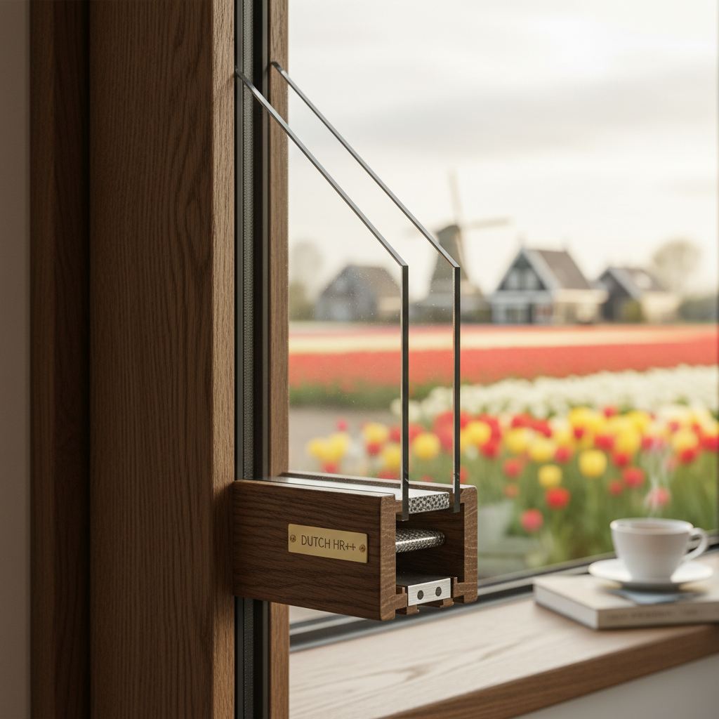 Glasvervanging in beeld - Detail isolatieglas-rand