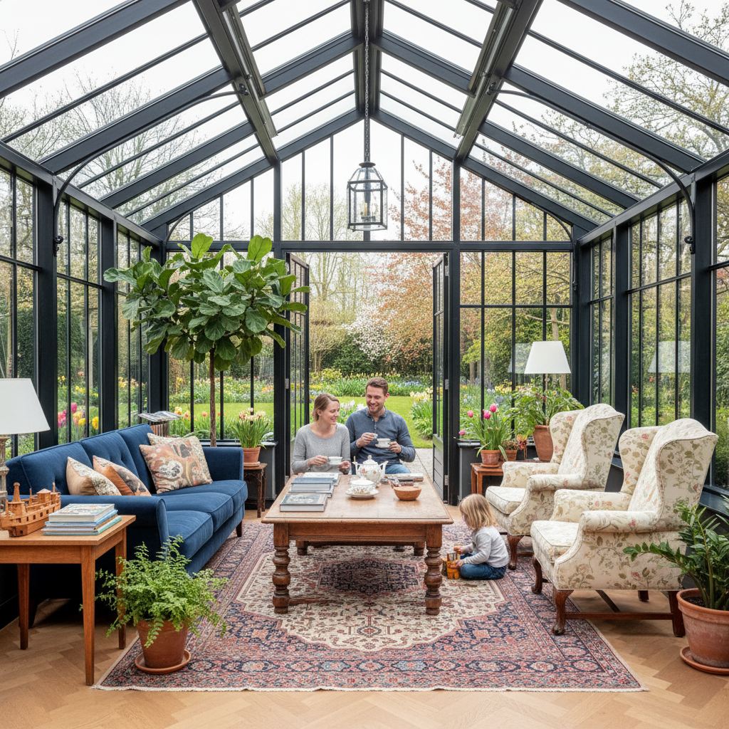 Serres in Den Haag - Sfeervol interieur met tuinview